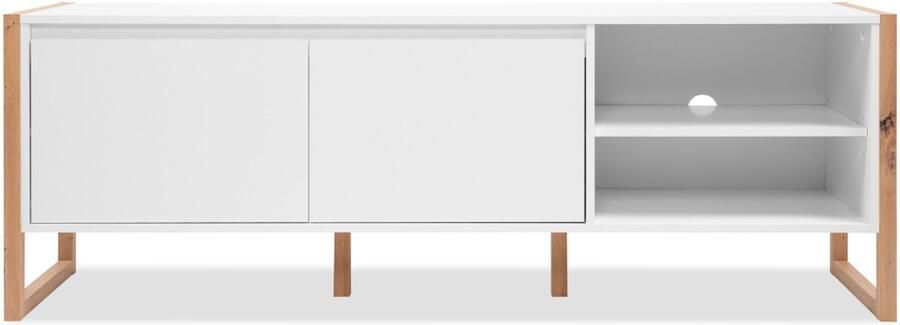 CaliCosy TV kast met 2 deuren en 2 nissen 160x55x40cm