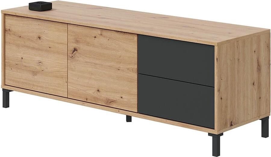 CaliCosy Tv-meubel 2 deuren en 2 laden Brooklyn L130 cm