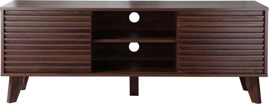 CaliCosy TV-meubel met laminaathout-effect fronten L140 cm FRIBOURG