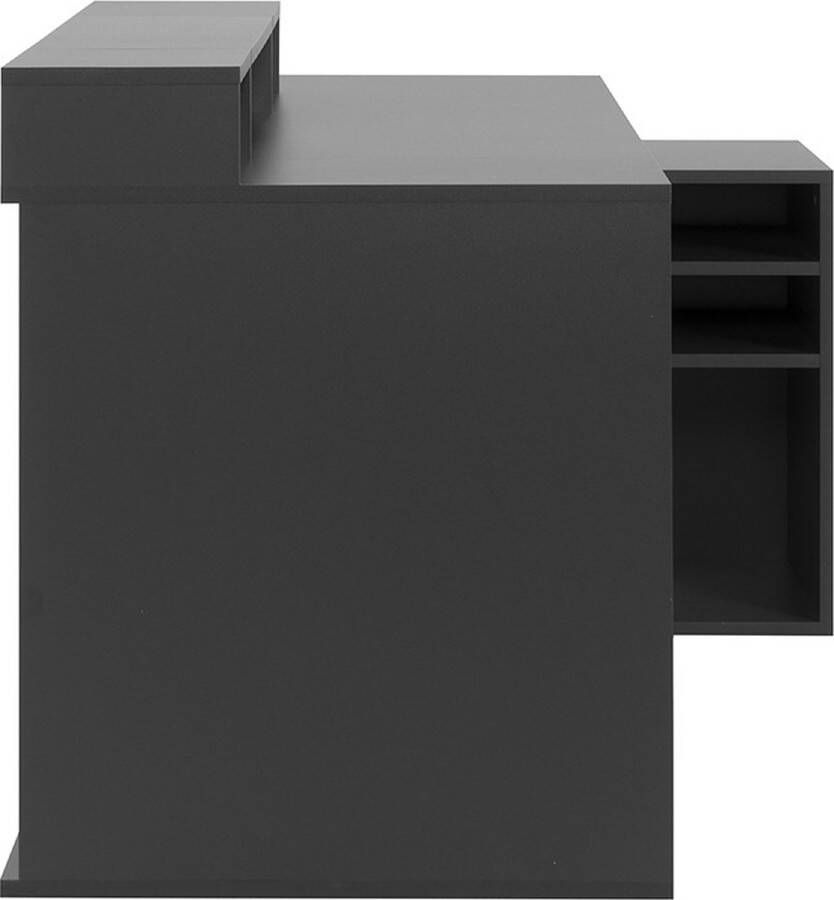 CaliCosy Finori Bureau 170 cm Antraciet