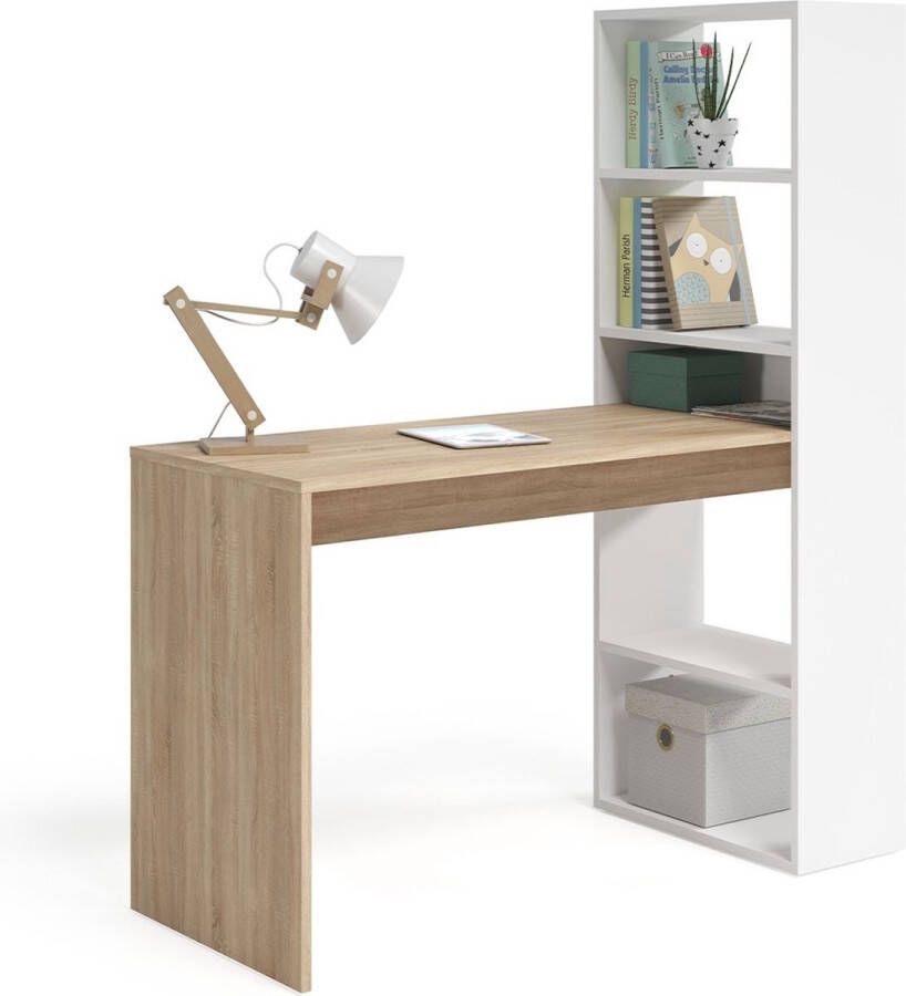 CaliCosy Omkeerbaar bureau met opbergplank L 120 cm