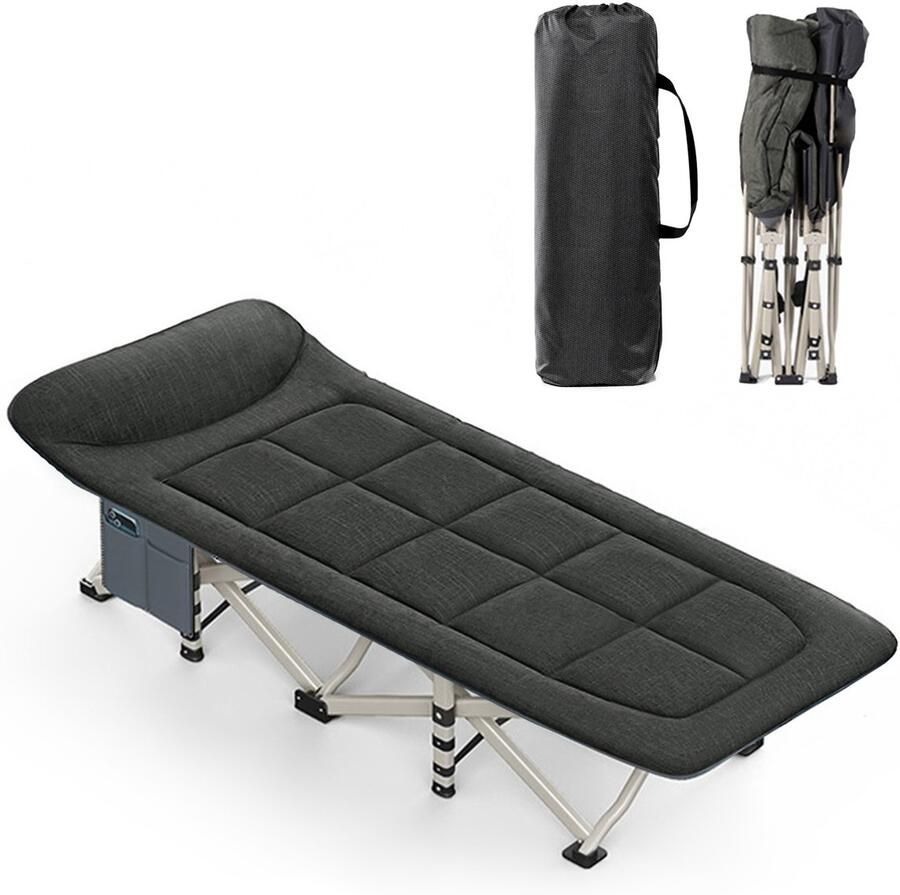 Caliyo Eenpersoonsbedden Plooibed Vouwbed Draagbaar Opklapbed Sarah 68x190cm Draagvermogen 200KG