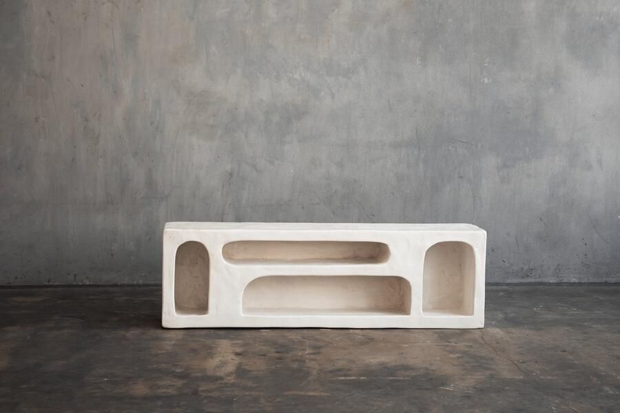 Canal Living Boho bijzettafel 152 x 42 x 53 cm tafel salontafel organische vorm