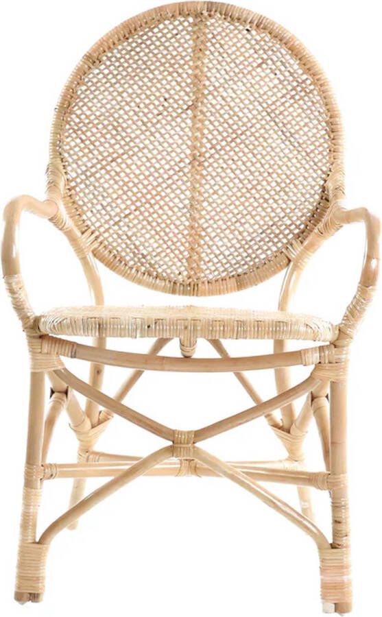 Canal Living Museum eetkamerstoel Rossini- 50 x 50 x 90 cm Riet Vintage Look Stoel