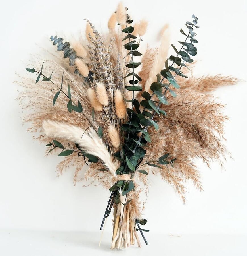 Candala Pampasgras decoratie dagelijkse eetkamertafel decoratie tafeldecoratie & droogbloemen groen pampasgras klein voor woonkamer decoratie bloemen kunstmatig & zomer woning decoratie in boho-stijl