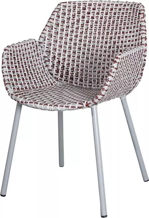 Cane-line Outdoor Vibe Fauteuil light grey bordeaux