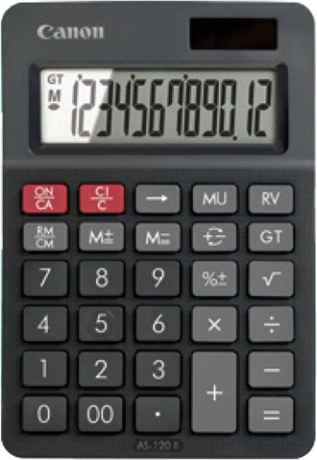 Canon 4722C003 calculator Desktop Rekenmachine met printer Zwart