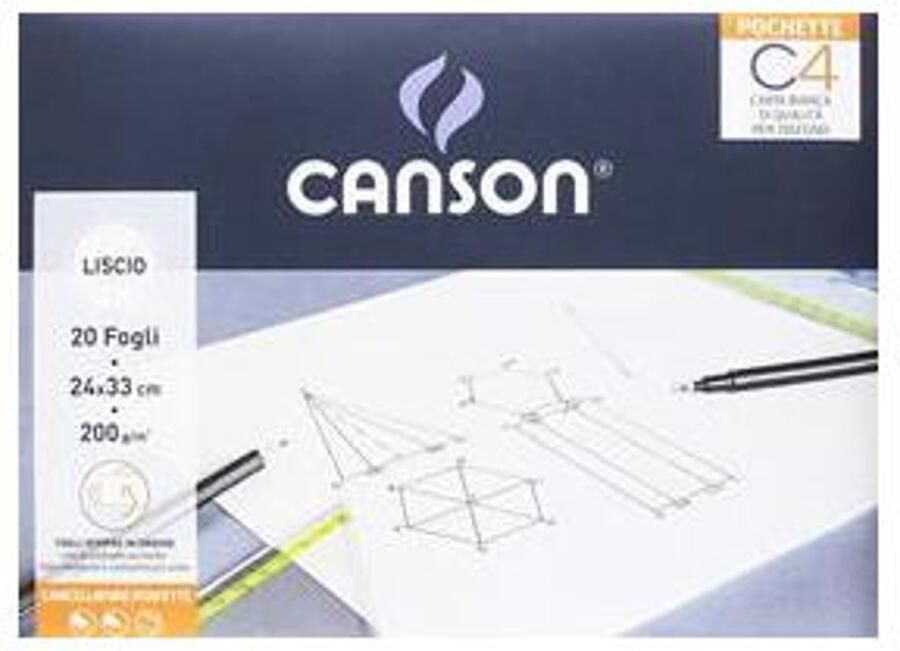 Canson 400089595 schrijfblok & schrift 20 vel