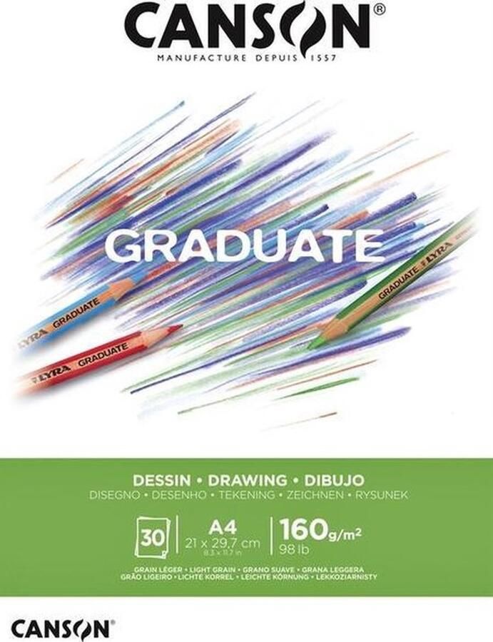Canson Graduate Kunstpapier 30 vel