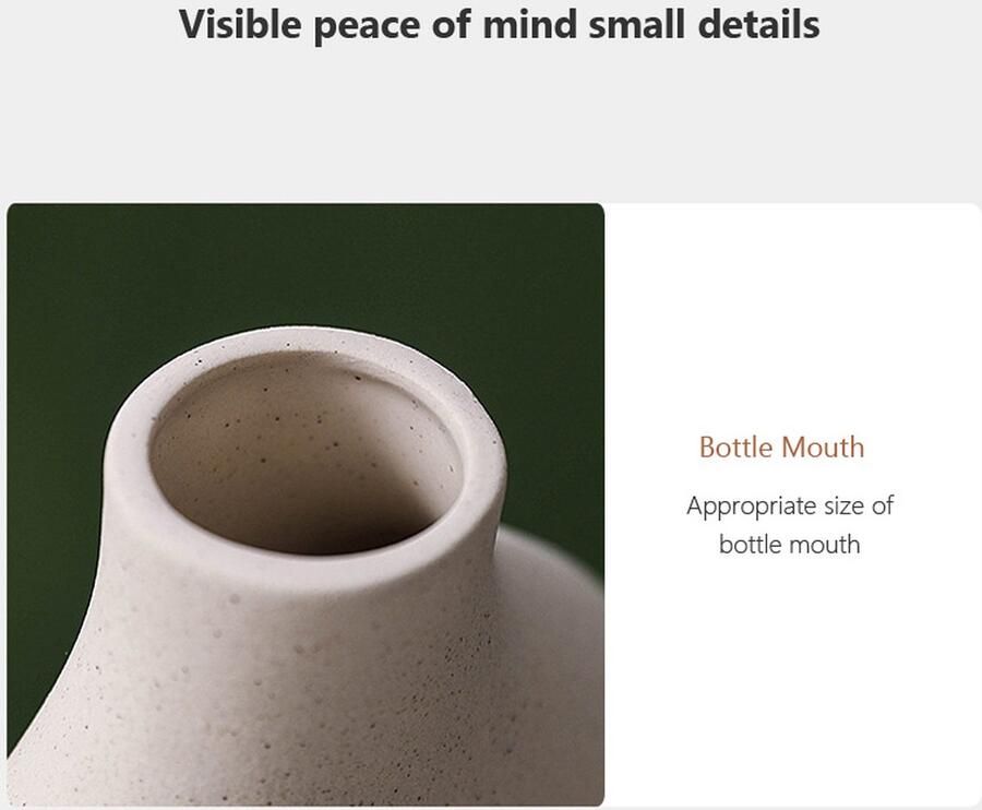 Capiron Keramische Vazen Twee Stuks In Elkaar lopende Vaas Esthetisch Minimalistisch Woondecoratie Woonaccessoire Bloemen Pampa's Pluimen Housewarming Cadeau Eettafel decoratie Elegant