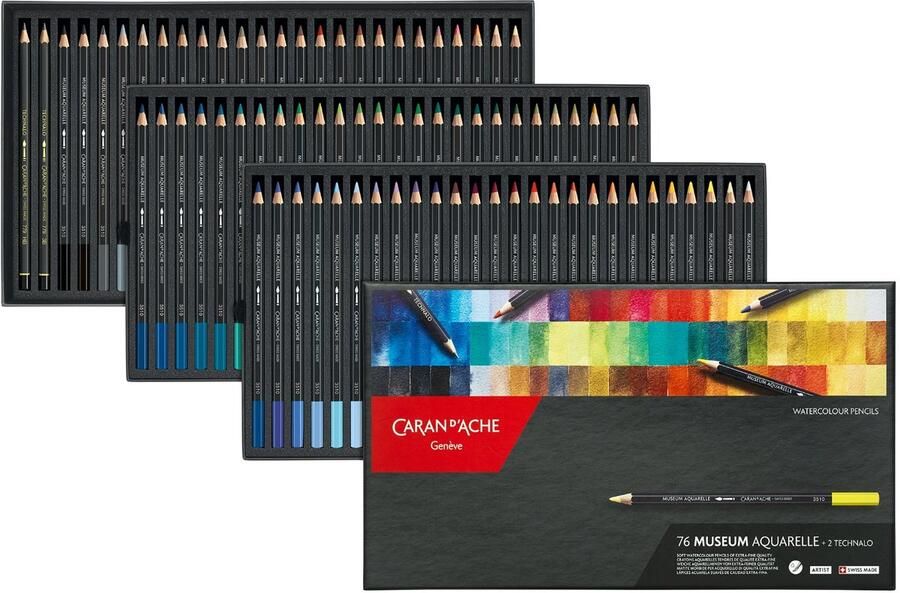 Caran d-Ache 3510.376 kleurpotlood Meerkleurig 76 stuk(s)