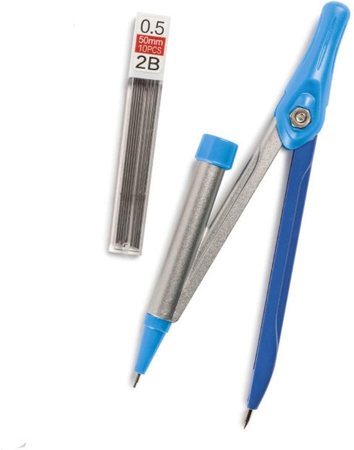 Carioca 40122 passer Blauw Zilver 2 stuk(s)