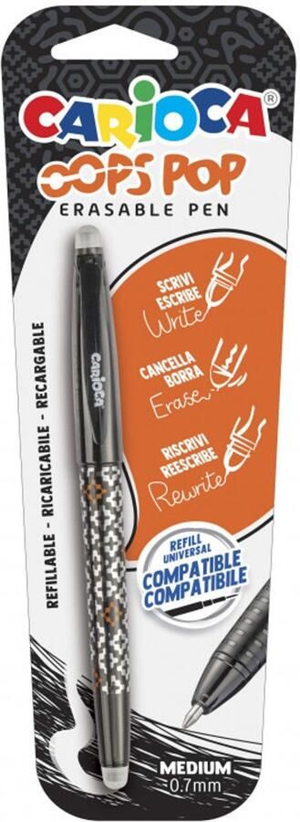 Carioca 41044 01 gelpen Afgetopte gelpen Zwart 1 stuk(s)