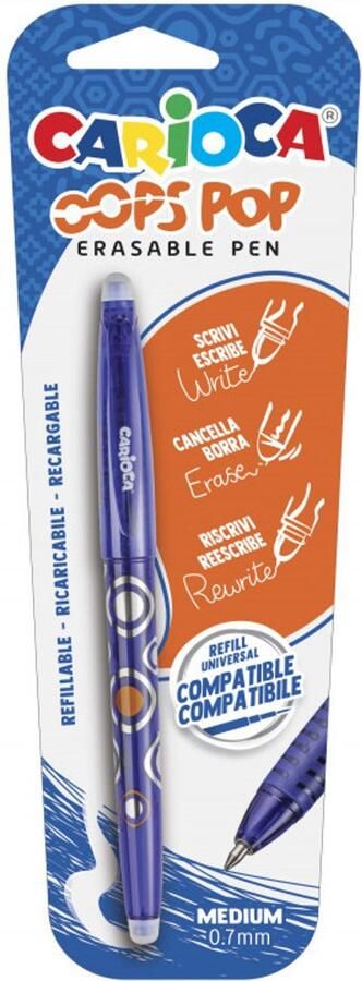 Carioca 41044 02 gelpen Afgetopte gelpen Zwart 1 stuk(s)