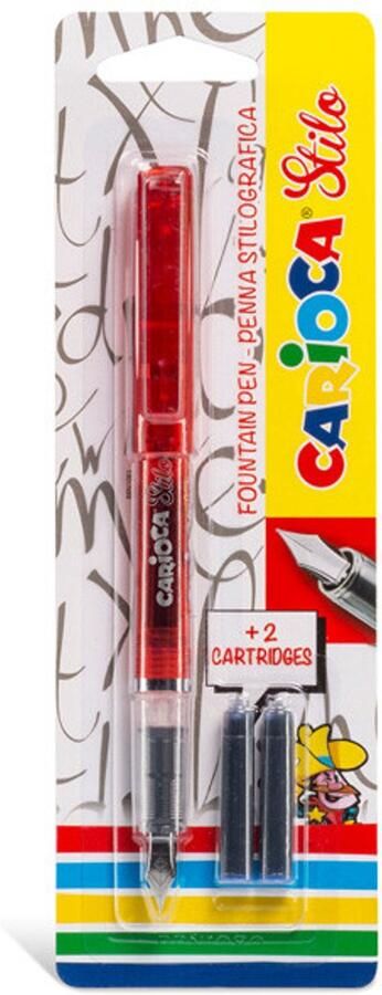 Carioca Stilo vulpen Cartridgevulsysteem Blauw Transparant 1 stuk(s)