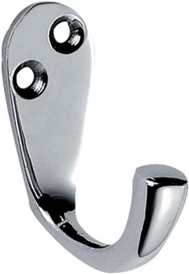 Carlisle Brass Kapstokhaak Victoria Compact – Klassiek & Stijlvol Gepolijst Chroom