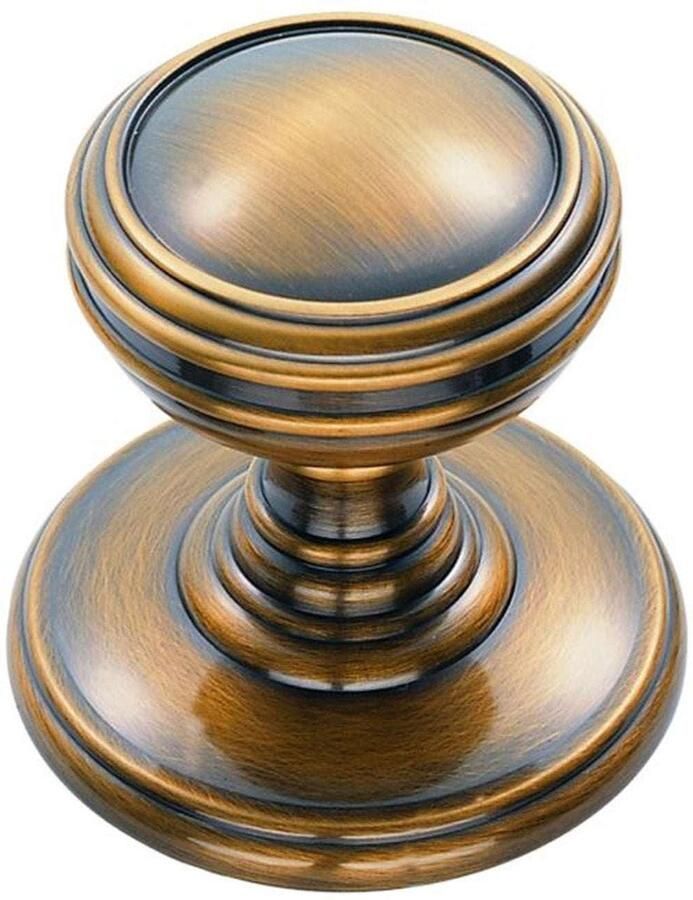 Fingertip Designs Klassieke Metalen Kastknop – Tijdloze Elegantie in Meerdere Afwerkingen Gepatineerd Brons 38mm