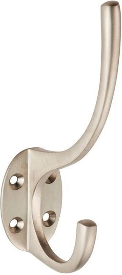 Carlisle Brass Victoriaanse Kapstokhaak – Klassieke Hoed- en Jashaak Satijn Nikkel