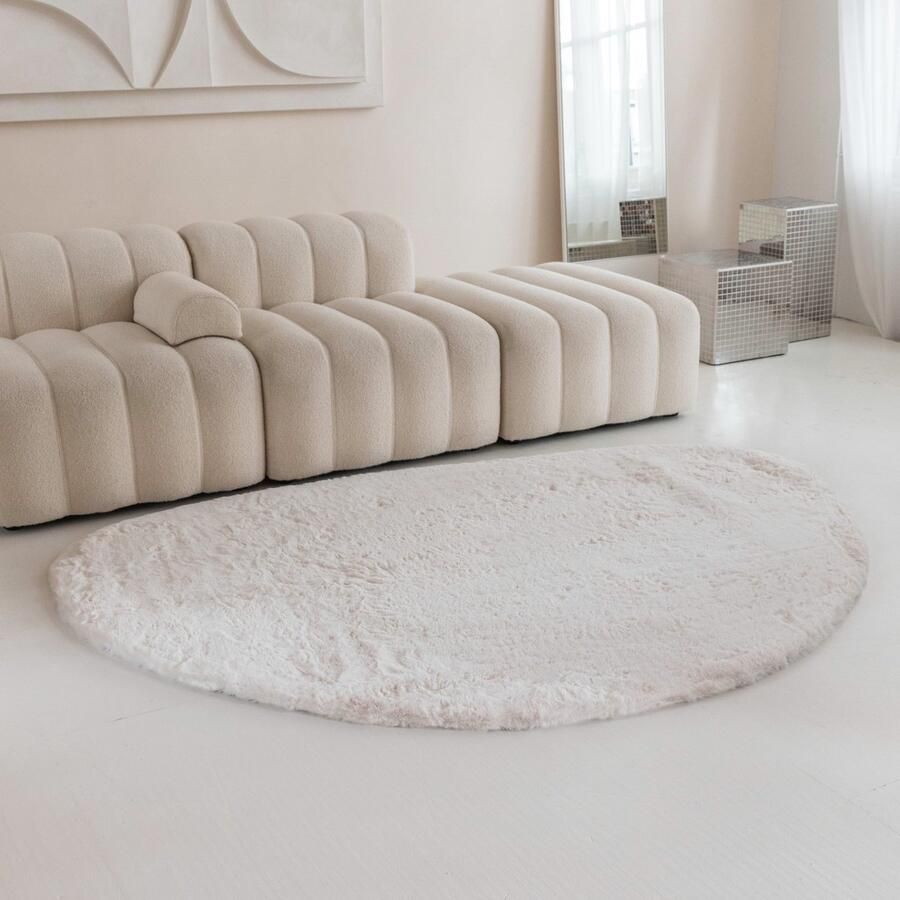 Carpet Studio Comfy Tapijt Steenvorm Roestbruin Tapijt Woonkamer 110x160 cm Hoogpolig Tapijt Woonkamer Tapijt Shaggy Tapijt Fluffy Slaapkamer - Foto 10