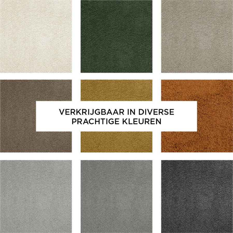 Carpet Studio Utah Vloerkleed 115x170cm Hoogpolig Tapijt Woonkamer Tapijt Slaapkamer Kleed Taupe - Foto 3