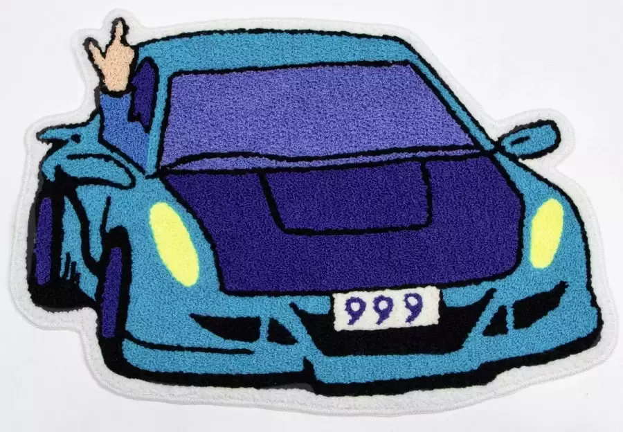 Carpet t. HandGetuft Vloerkleed Tapijt Juice WRLD 999 Goodbye & Good Riddance Auto Anti-Slip Merchandise Deurmat Woonkamer Slaapkamer - Foto 3