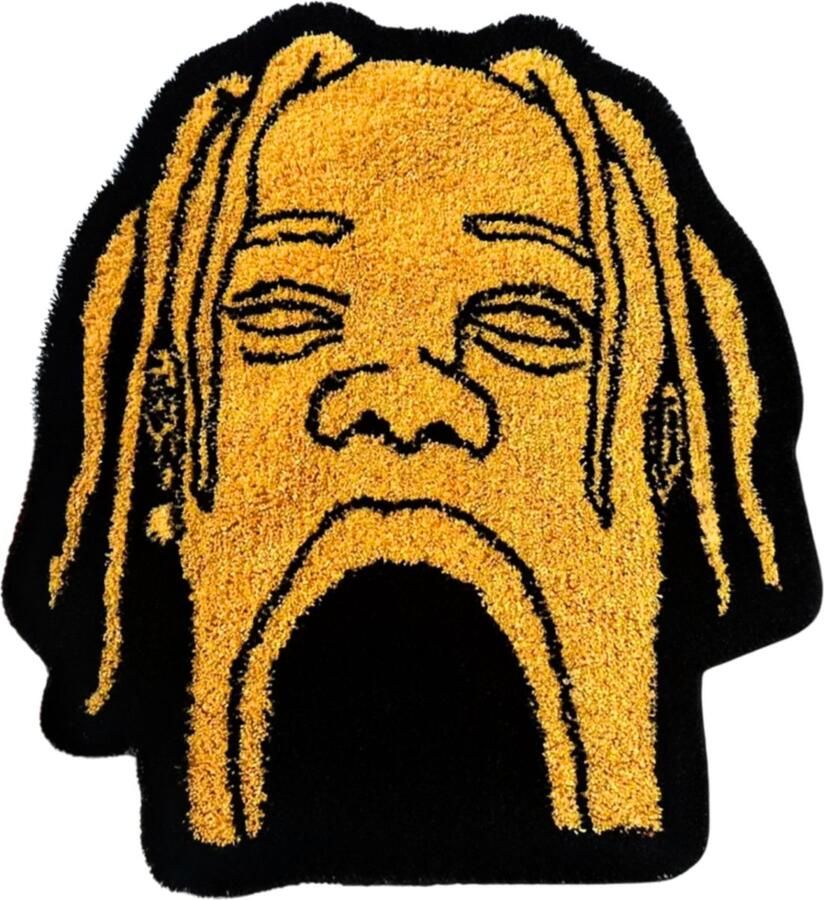 Carpett. HandGetuft Vloerkleed Tapijt Travis Scott Astroworld Anti-Slip Merchandise Deurmat Woonkamer Slaapkamer