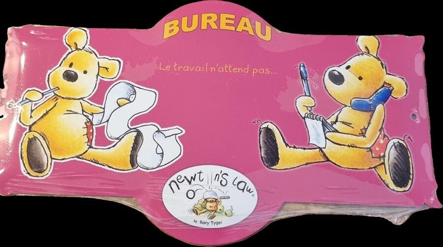 Cartexpo Metalen Wandplaat Newton's Law Bureau Le travail náttend pas Het werk wacht niet 20 x 11 cm