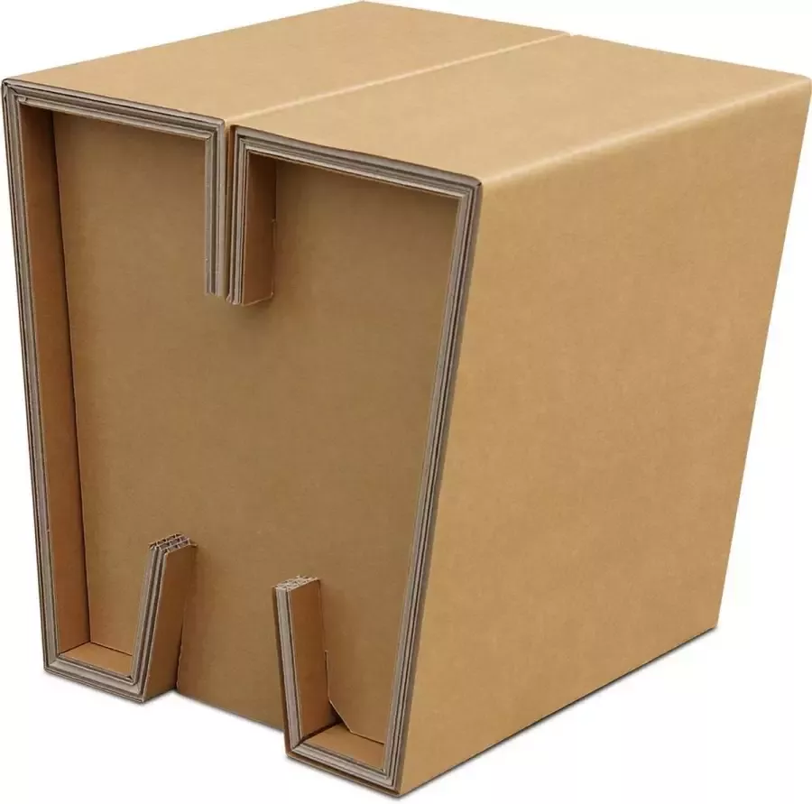 cartoseat.com Cartoseat Fold kartonnen krukje kartonnen kruk opvouwbaar meubel van karton bijzettafel nachtkastje kruk krukje