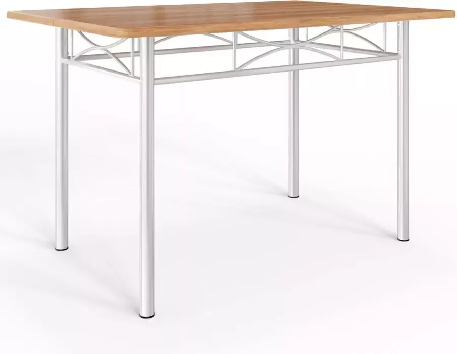 Casa 5-delige zitgroep Paul Eettafel + 4 stoelen Beuken