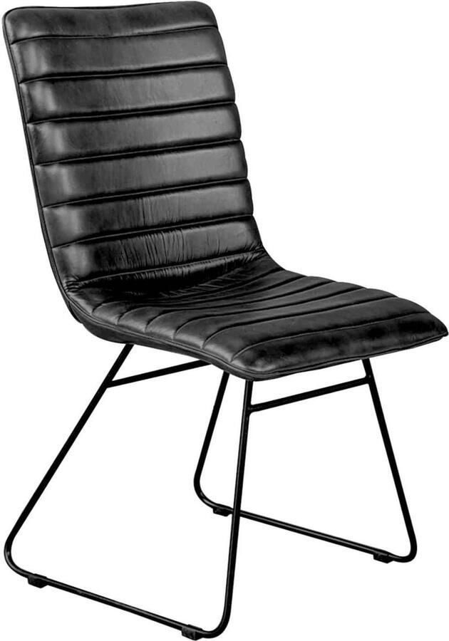 Casa Moro Leonardo leren eetkamerstoel