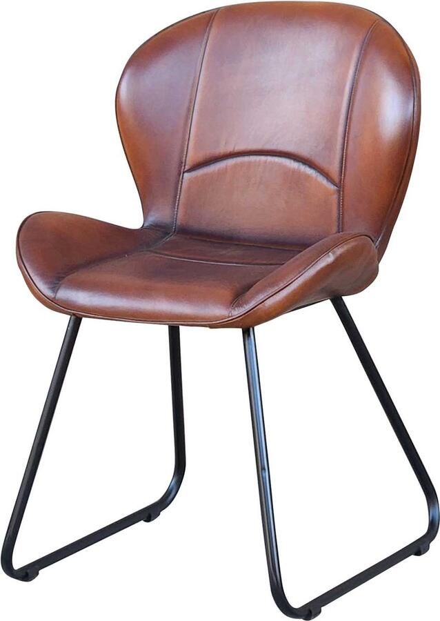 Casa Moro Leren stoel Alessandro