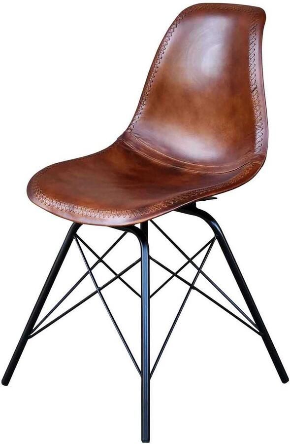 Casa Moro Leren stoel Lorenzo