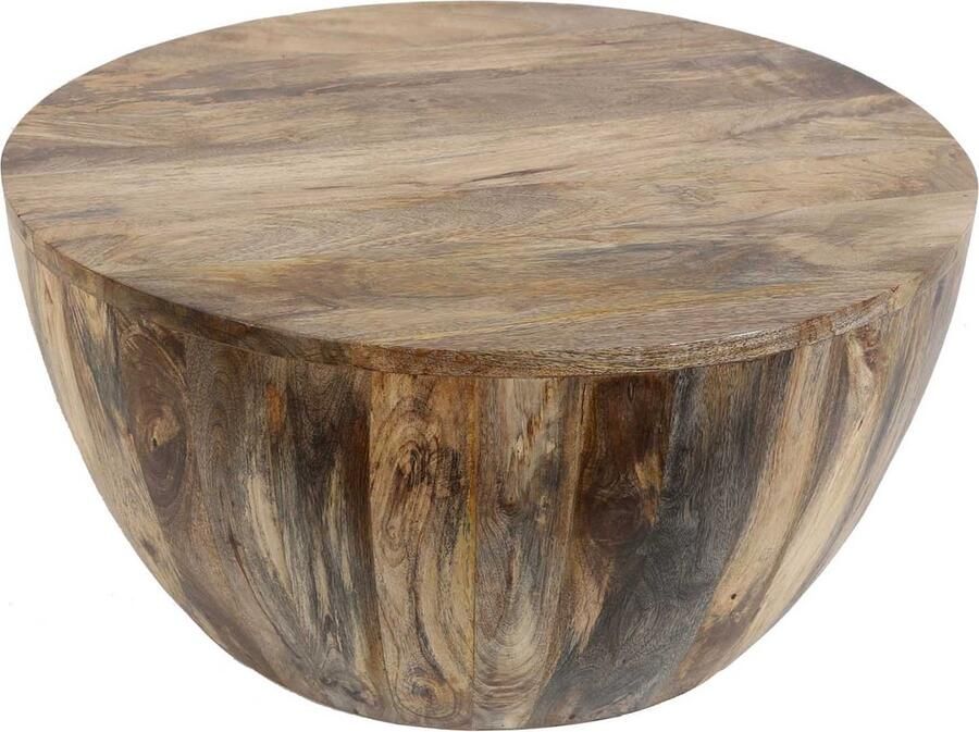 Casa Moro Massief houten salontafel Torino rond