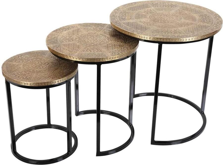 Casa Moro Oosterse salontafel Hanane set van 3