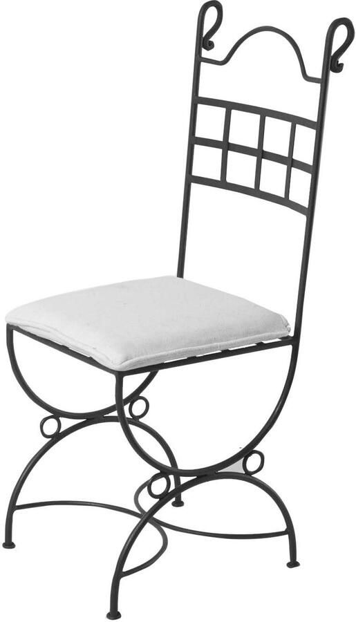 Casa Moro Smeedijzeren stoel Nabil