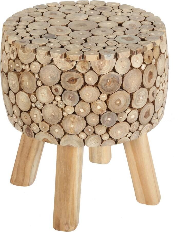 Casa Moro Teak houten kruk Samira