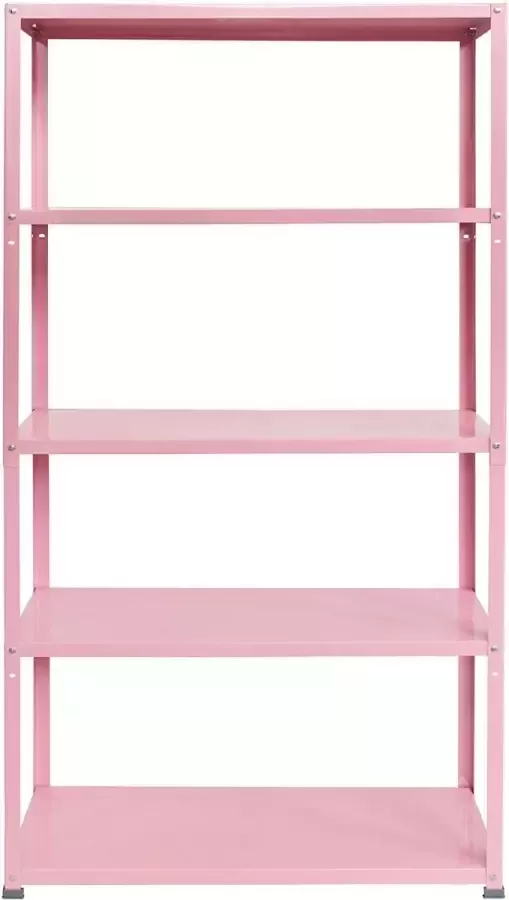 Casa pura Stellingkast Opbergrek Kleur Licht Roze 172 x 90 x 30 cm