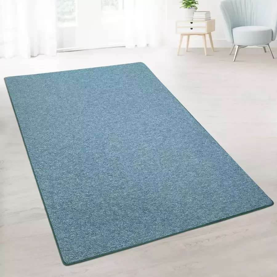 Casa pura Tapijtloper London Vloerkleed Groen 67 x 400 cm