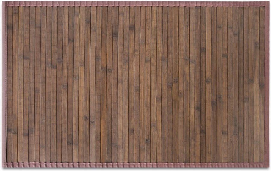 Casa pura Vloerkleed Bamboe Tapijt Tibet Bruin 70 x 200 cm