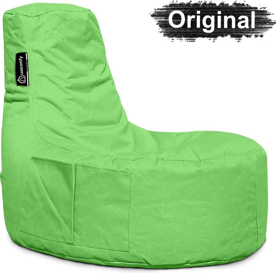 Casacomfy Complete Zitzak Volwassenen & Kinderen Gamer Original Lime Binnen & Buiten Zitzak Waterafstotend Comfortabel Duurzaam Vulling Originele EPS - Foto 3