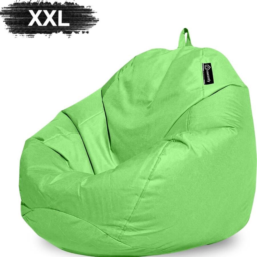 Casacomfy Complete Zitzak Volwassenen Pear XXL Lime Binnen & Buiten Zitzak Comfortabel Duurzaam Vulling Originele EPS Waterafstotend - Foto 2