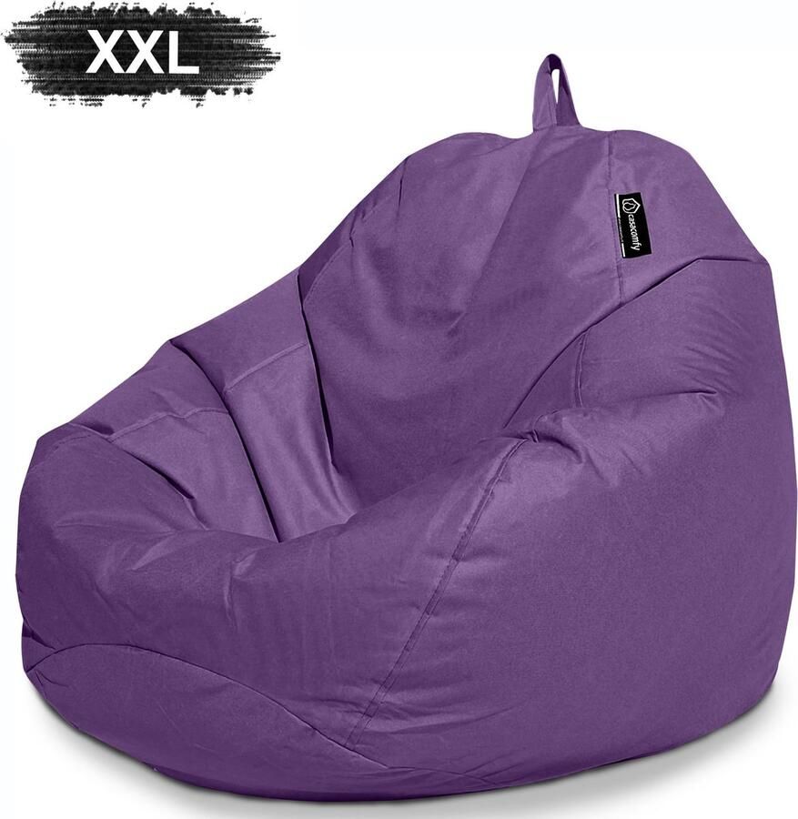 Casacomfy Complete Zitzak Volwassenen Pear XXL Paars Binnen & Buiten Zitzak Comfortabel Duurzaam Vulling Originele EPS Waterafstotend - Foto 2
