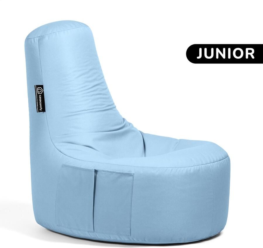 Casacomfy – Gamer Junior – Zitzak – Lichtblauw – Kinderen Waterbestendig