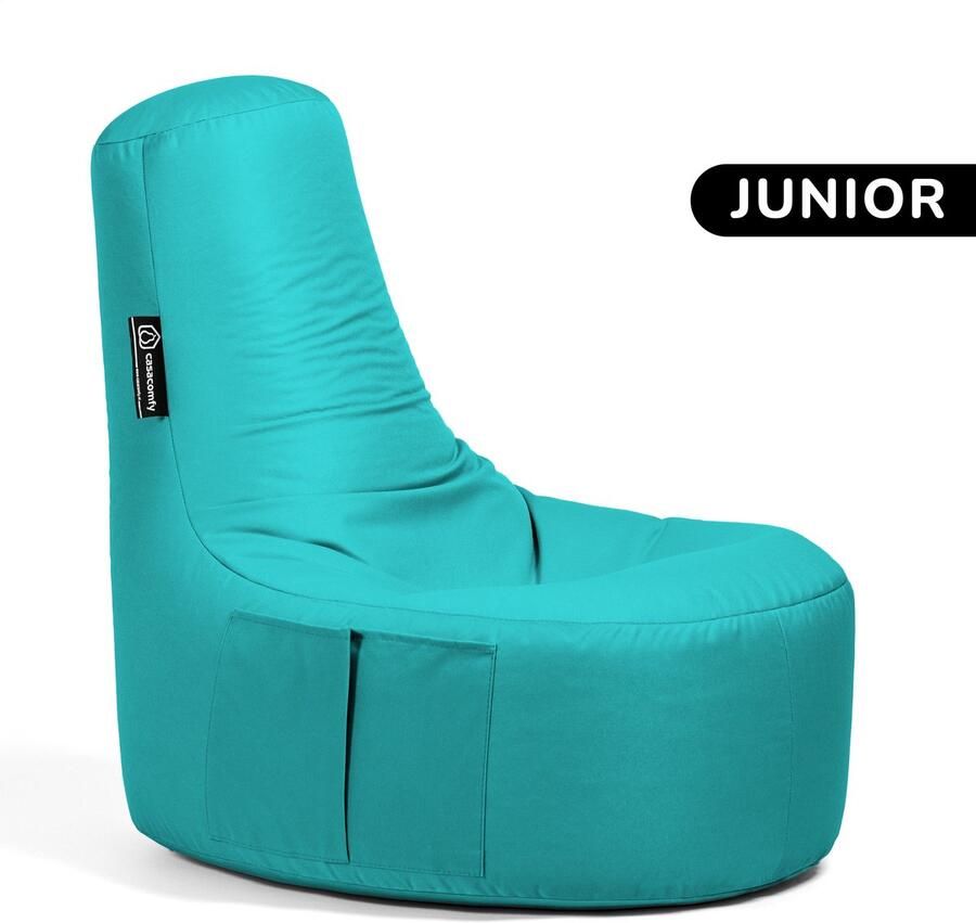 Casacomfy – Gamer Junior – Zitzak – Turquoise – Kinderen Waterbestendig