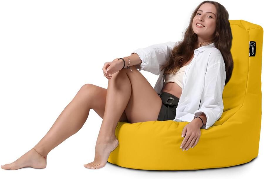 Casacomfy – Gamer Original – Zitzak – Geel – Kinderen – Volwassenen & Kinderen Waterbestendig - Foto 3