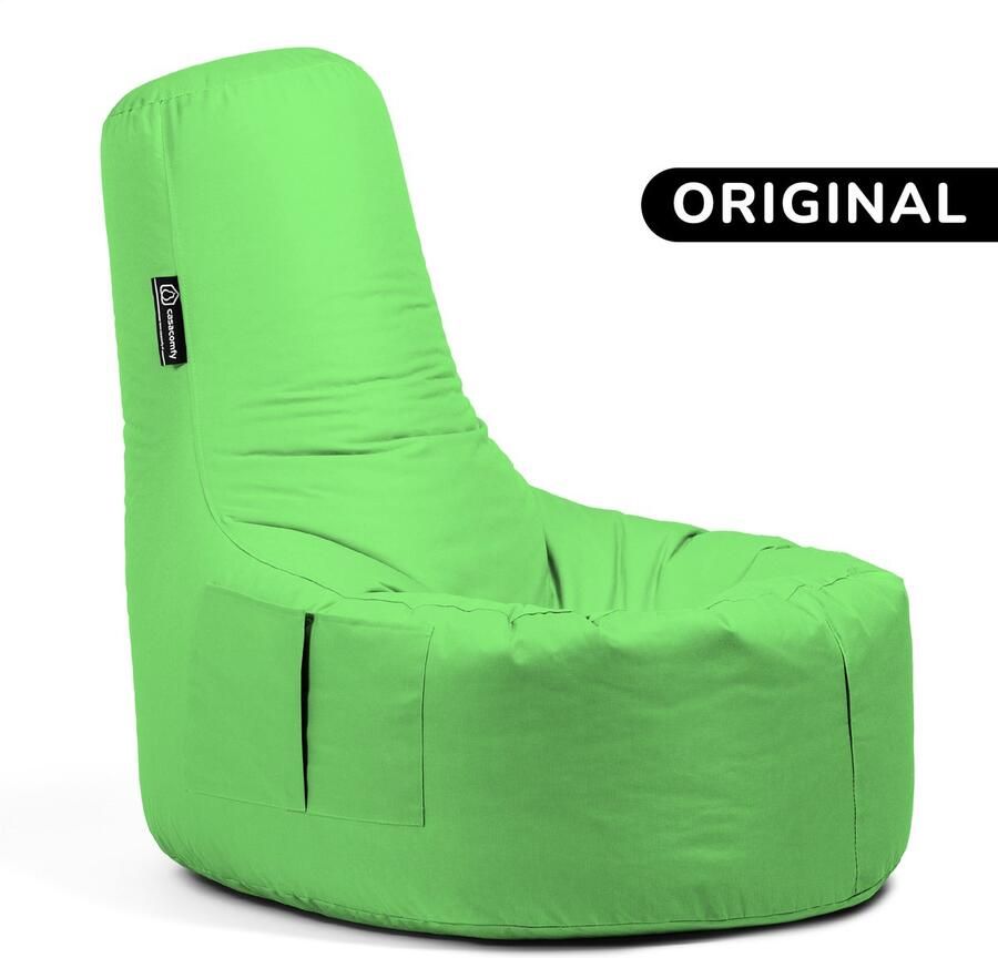 Casacomfy Complete Zitzak Volwassenen & Kinderen Gamer Original Lime Binnen & Buiten Zitzak Waterafstotend Comfortabel Duurzaam Vulling Originele EPS