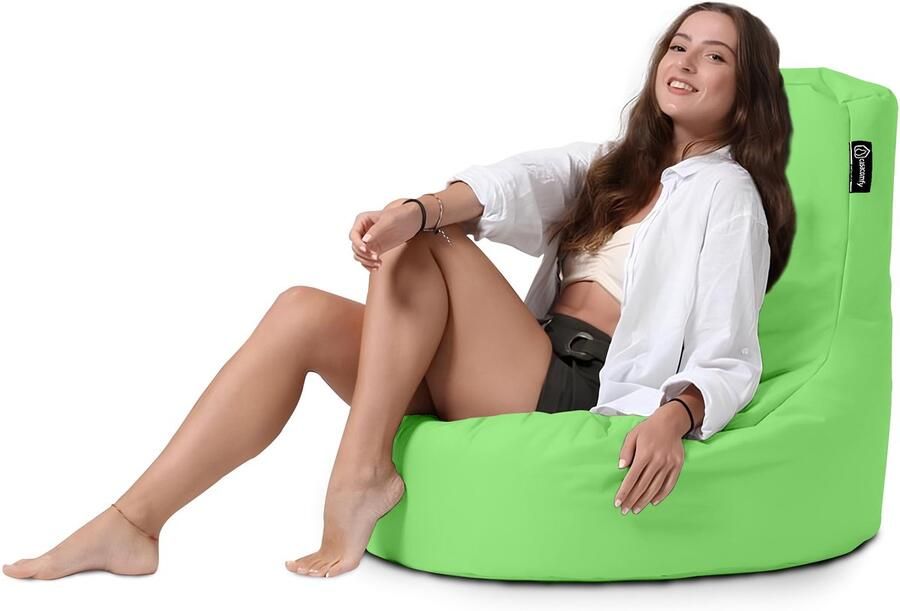Casacomfy Complete Zitzak Volwassenen & Kinderen Gamer Original Lime Binnen & Buiten Zitzak Waterafstotend Comfortabel Duurzaam Vulling Originele EPS - Foto 2