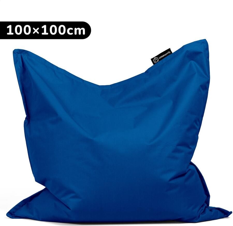 Casacomfy Original Zitzak Zitkussen 100x100 Blauw Binnen & Buiten