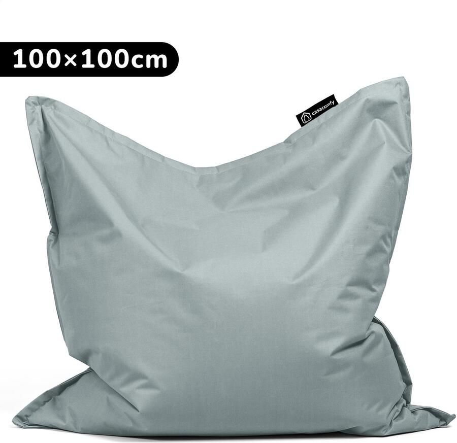 Casacomfy Original Zitzak Zitkussen 100x100 Grijs Binnen & Buiten