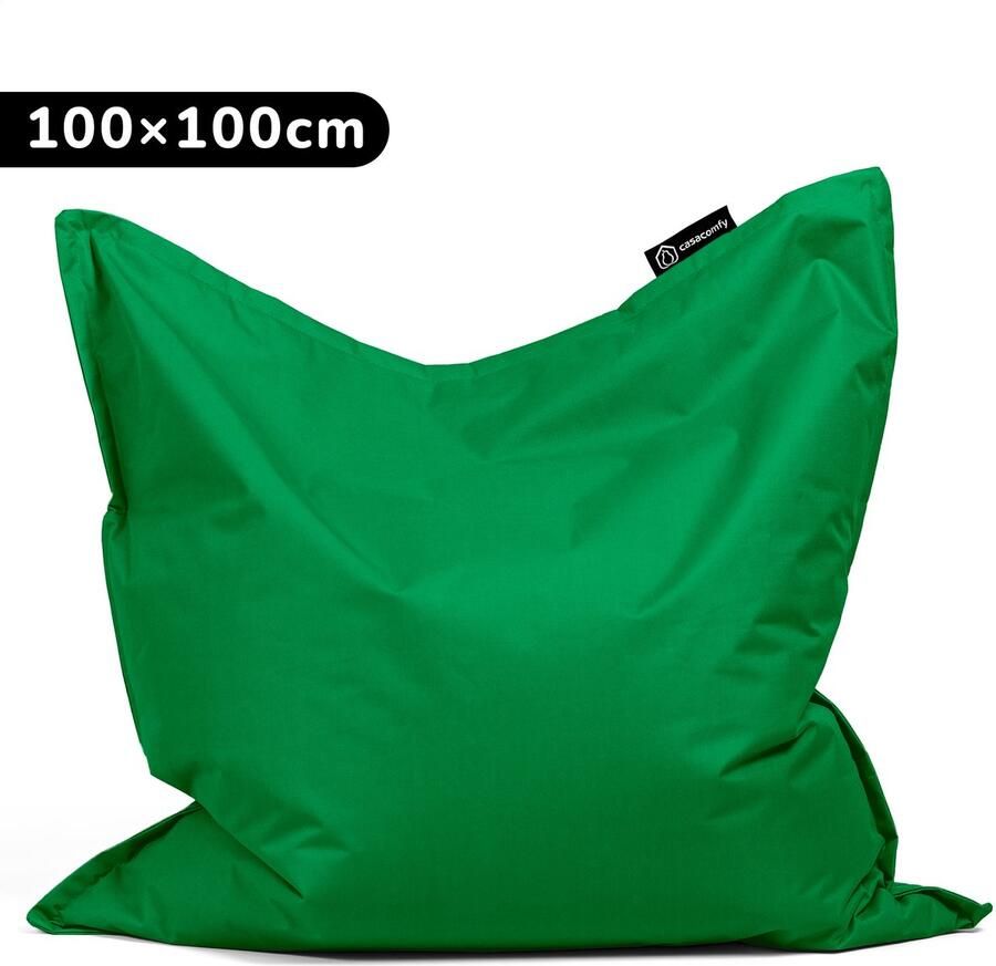 Casacomfy Original Zitzak Zitkussen 100x100 Groen Binnen & Buiten